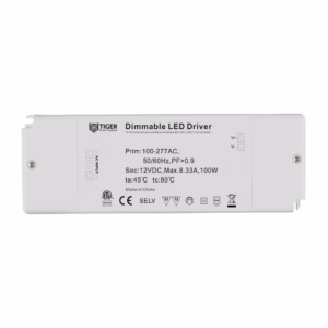 TRIAC Dimmable LED Driver 12V 24V 100-277VAC 20W to 100W
